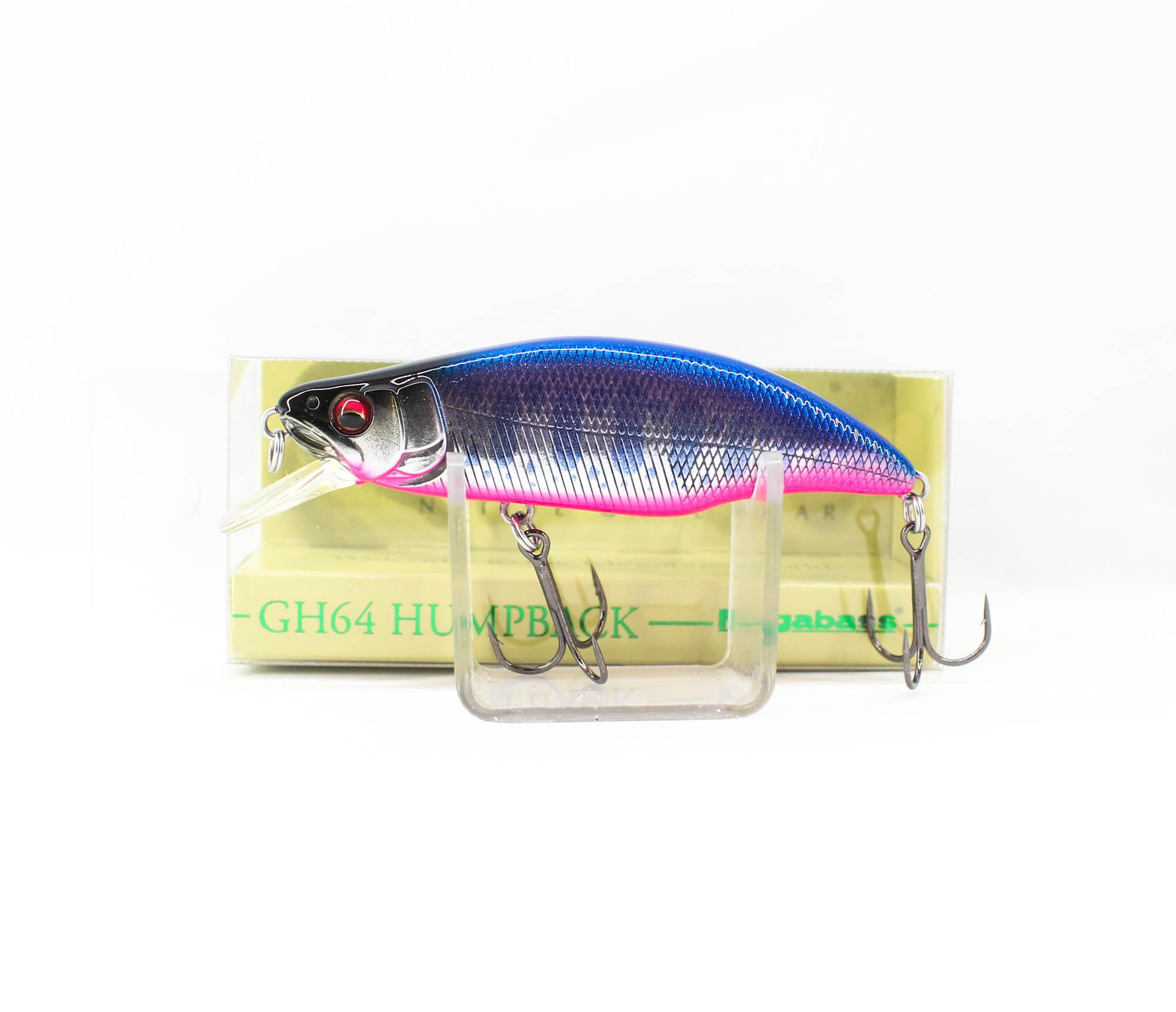 

Megabass GH 64 Humpback FS Тонущая приманка M Синий Розовый Stream (4581)