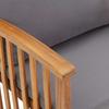 Garden Chairs with Cushions 2 Pcs Solid Acacia Wood