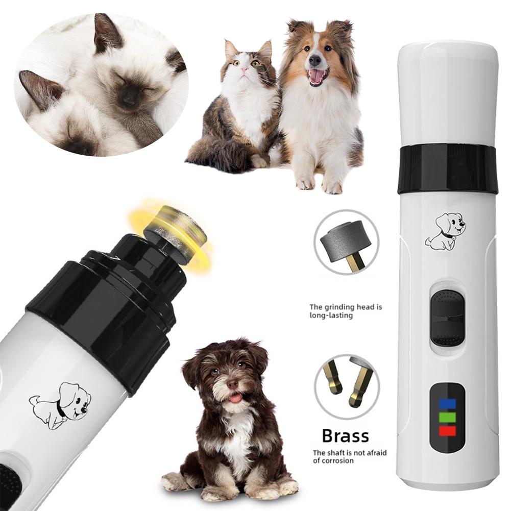 Adjustable Quietly Dog Nail Grinder USB Rechargeable Pet Grooming Tool Safety Stress-free Nail Maintenance Cat Dog Paws Care