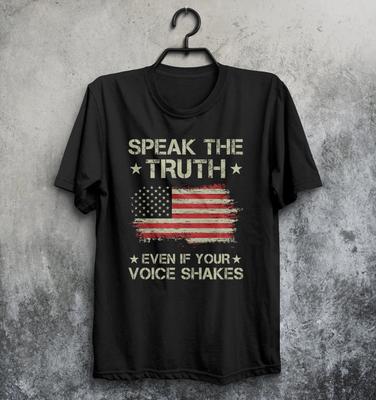 Speak The Truth Even If Your Voice Shakes T-Shirt, RBG Shirt, Feminist Shirt, RBG Quote, Ruth Bader Ginsburg, Liberal Gift