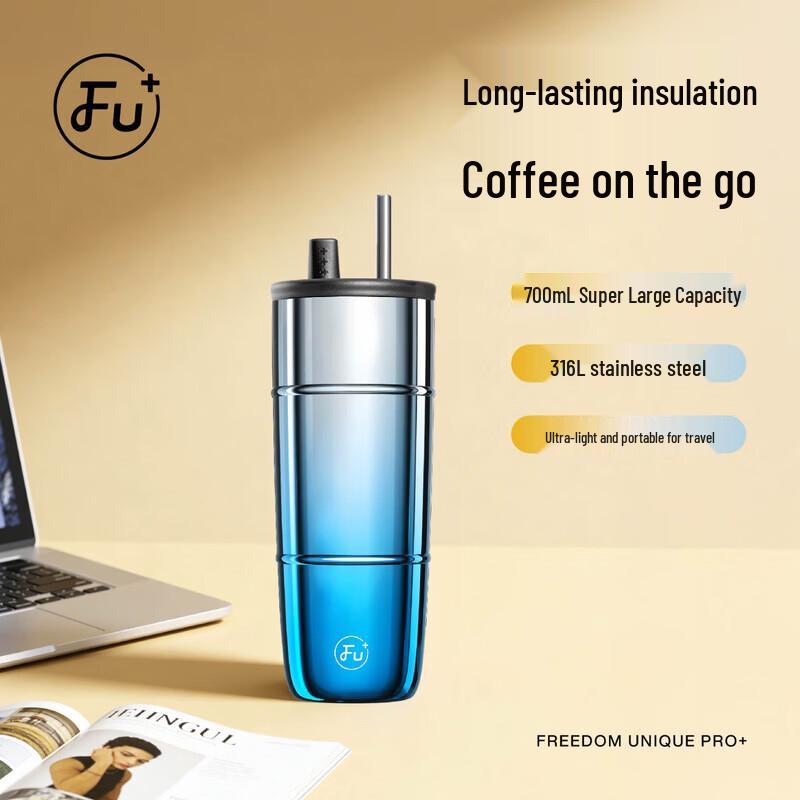 FUGUANG fu+ Fashion Series Electroplated Coffee Tumbler