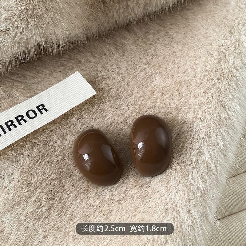 Metal Irregular Earrings European and American Retro Temperament Versatile Earrings Earrings