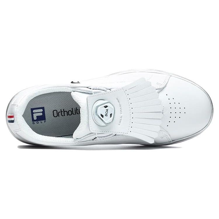 Fila GF 1911 Trainer Synthetic Leather Low Top Golf Shoes Women Sneaker Winter-White A12W241701FWT