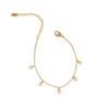 Elegant 18K Gold Titanium Steel Bracelets: European & American Fashion, Non-fading, Women's Versatile Personality Hand Jewelry