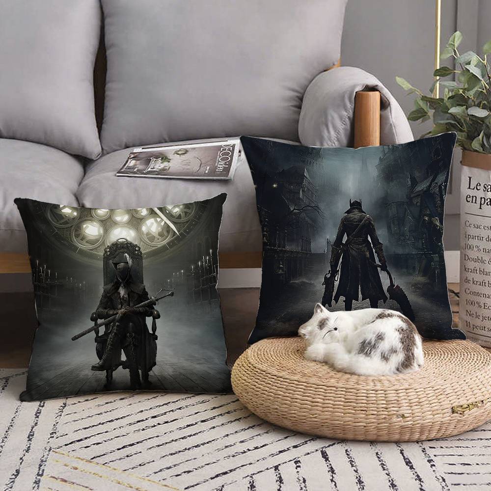 Game Bloodborne Pillow Case Square Pillow Bedroom Sofa Leisure Comfort Cushion Car Living Room Home Decoration