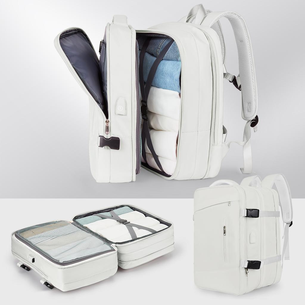 Approved Travel Backpack Men Women Business Backpack School Expandable Bag Large Capacity 17''Laptop Waterproof Fashion Backpack