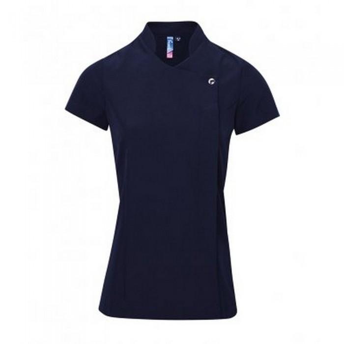 Tunica a maniche corte Premier da donna/signora Blossom 14 UK blu scuro