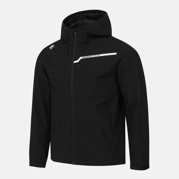 Descente Training 2-Layer Lined Zip-Up Hooded Jacket Black Sr121Tjk13