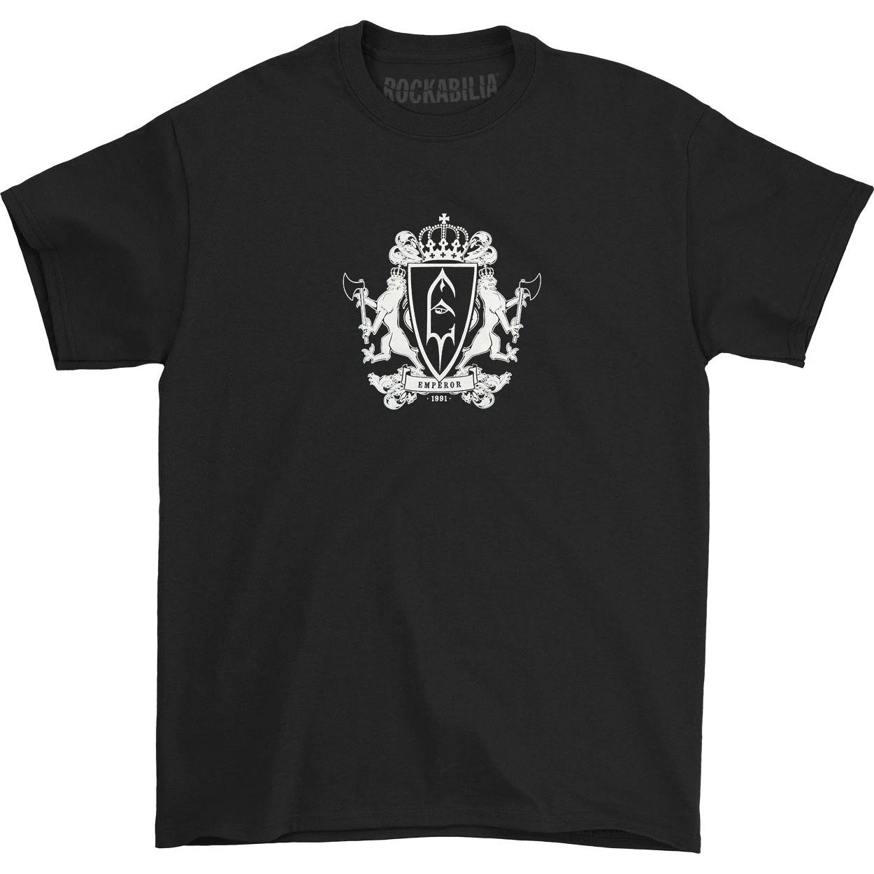 Men s Emperor Royal Crest T-shirt X-Large Black XXXL