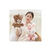 Cute Cartoon Overalls Rabbits And Bear Plush Doll Toys For Kids Playroom Decor And Collecting