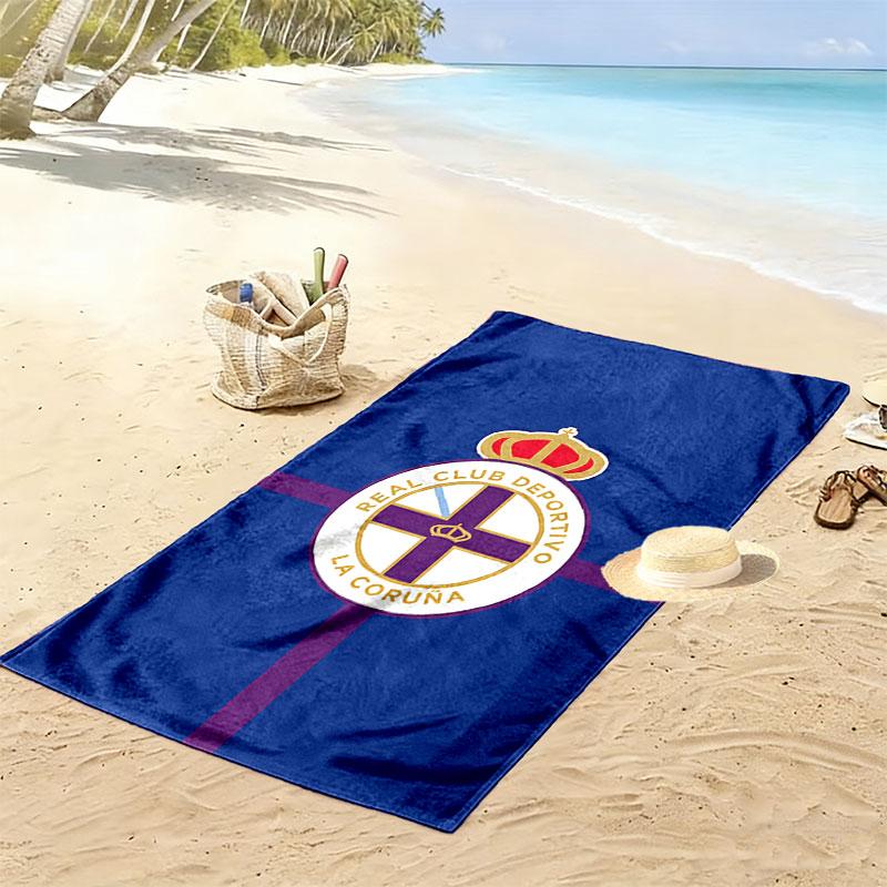Deportivo logo Beach Towel, Large Soft Quick Dry Towel for Beach Camping Swimming
