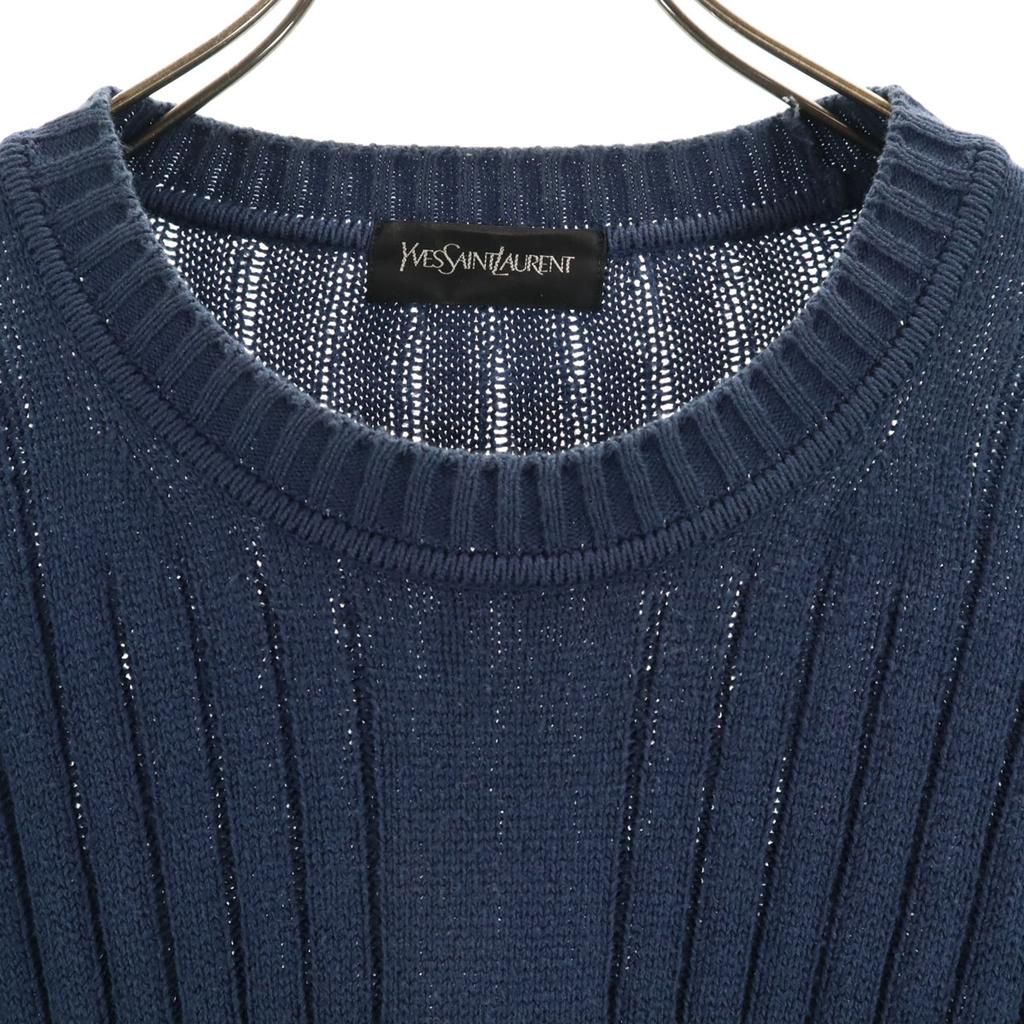 YVES SAINT LAURENT 90s Made in Japan Silk Blend Old Long sleeve sweater Men's Used