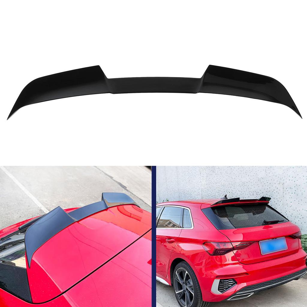 Car Rear Roof Spoiler ABS Blade   Cool Decoration Top Tail Spoiler Wing for 8Y Sportback 2020 to 2024
