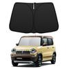 Latest BLUESEATEC Windshield Sunshade for Suzuki Hustler for Light Heat UV Sunshade for Car Prevents Interior Temperature Includes Storage Easy