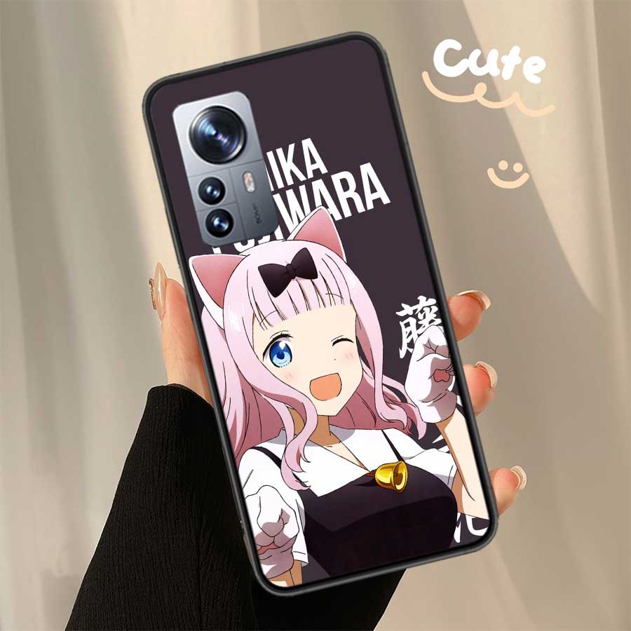 Kaguya sama Love is War Fujiwara Funda Phone Case For Xiaomi Poco X6 X5 X4 X3 GT NFC M4 M5 Pro 5G M3 Mi Note 10 Lite F5 F4 F3 F2