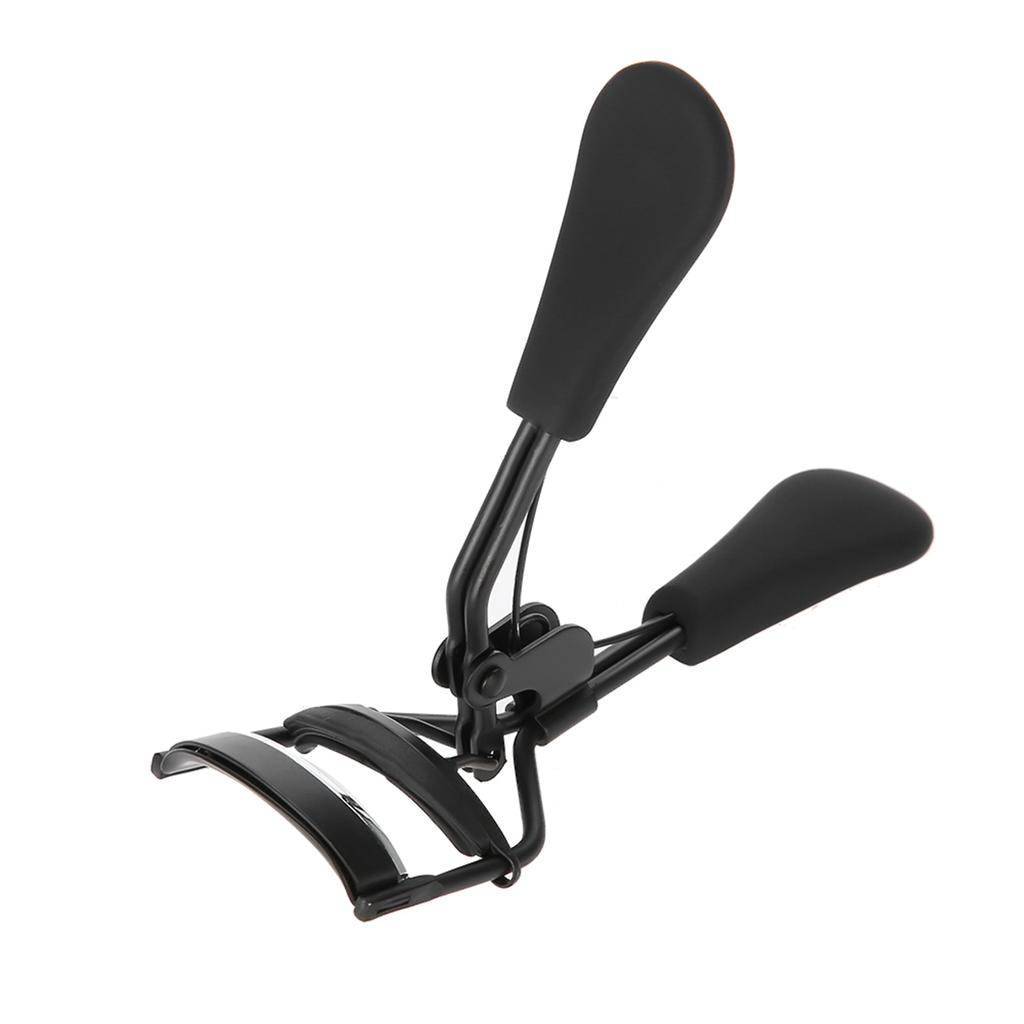 Professional Stainless Steel Eyelash Curler Silicone Ring Pad Eye Lash Curling Tool Black
