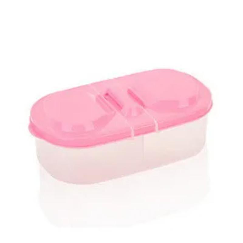 Healthy Plastic Food Container Portable Lunch Box Capacity Camping Picnic Food Fruit Container Storage Box for Kids Dinnerware