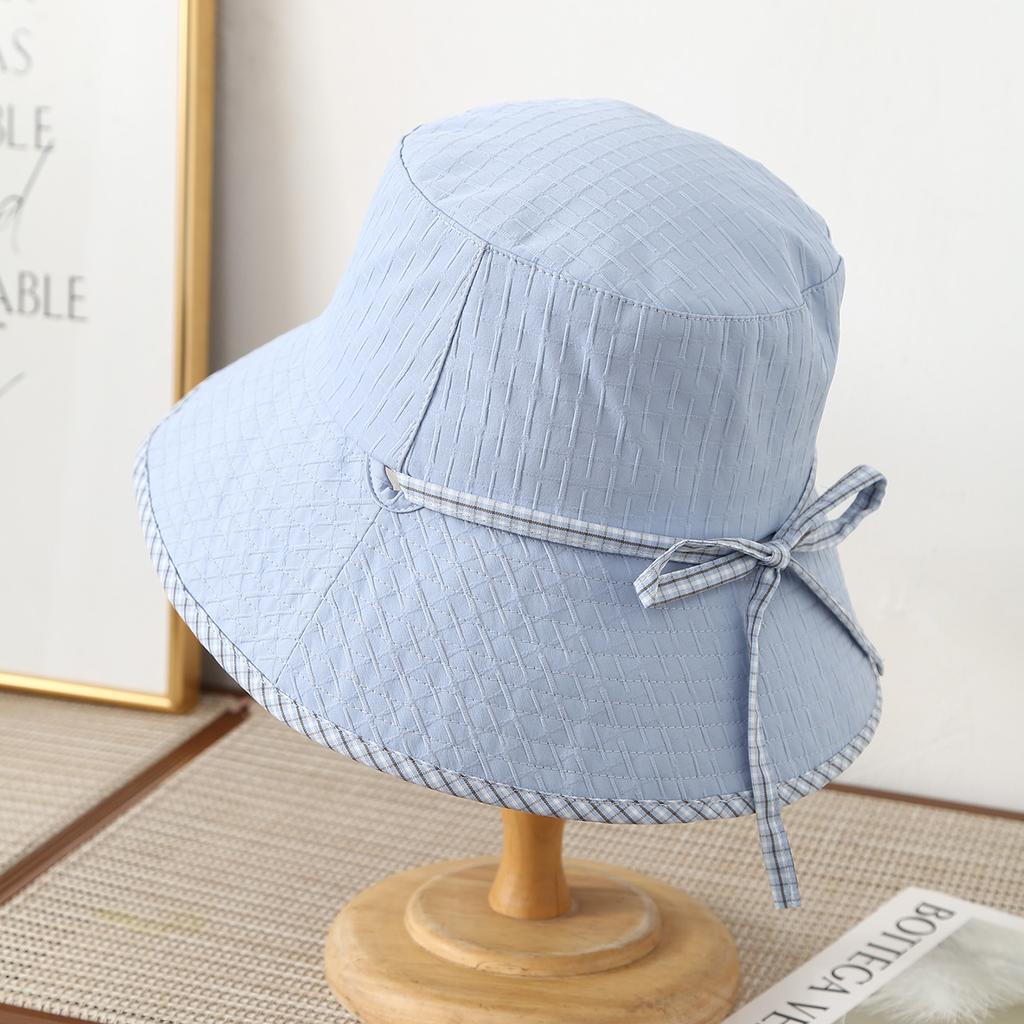 Japanese-style Bowknot Hat Spring and Summer Outings, Makes Face Look Smaller, Versatile Bucket Hat Women, Fis