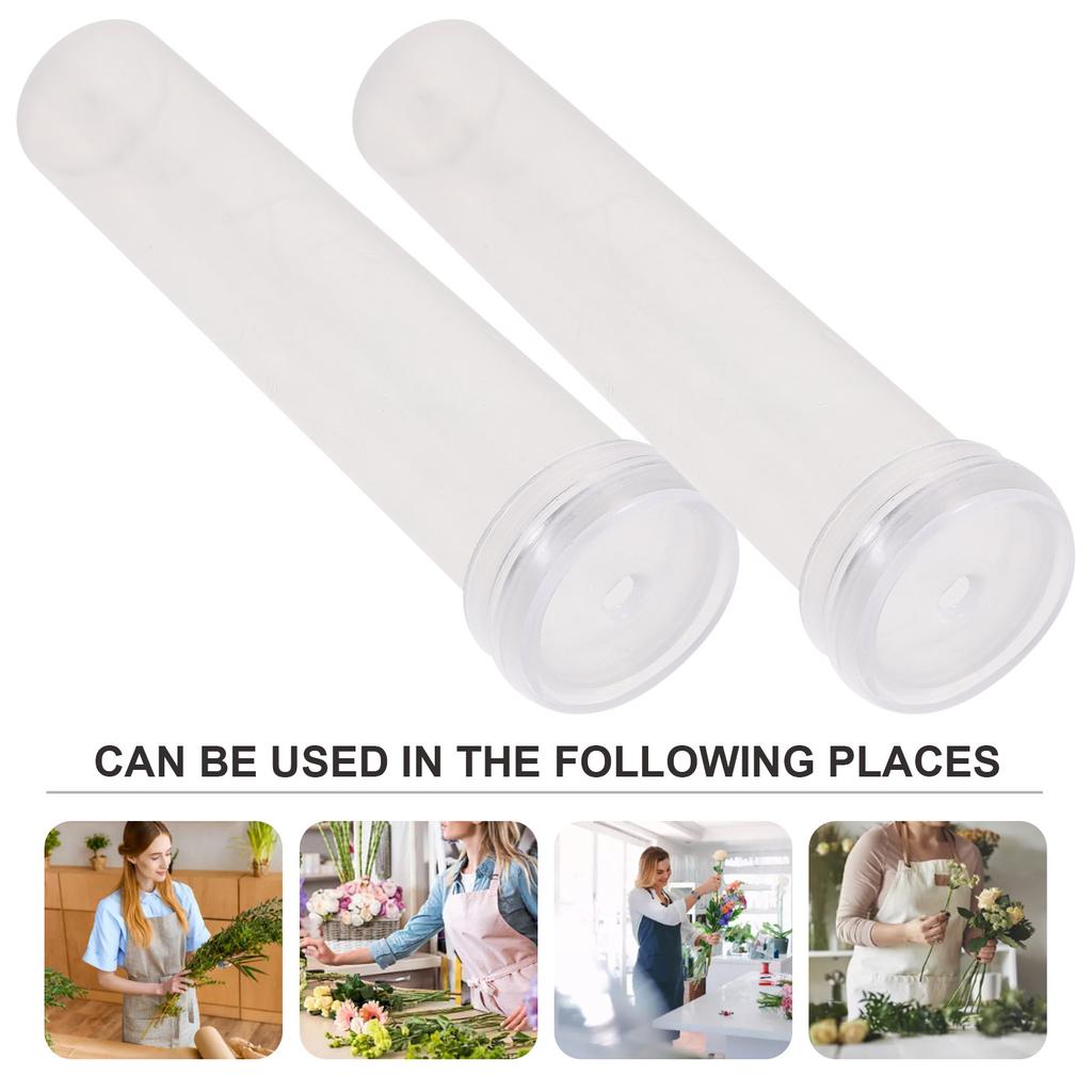 50 Pezzi Tubo per Fiori Freschi Contenitore Acqua per Fiori in Plastica Essenziali per Fioristi Leggero Compatto Fiore