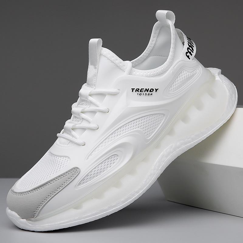 

Men s shoes 2025 spring and summer new trendy shoes men s breathable mesh shoes youth casual sports shoes trendy shoes 2025 38 белый
