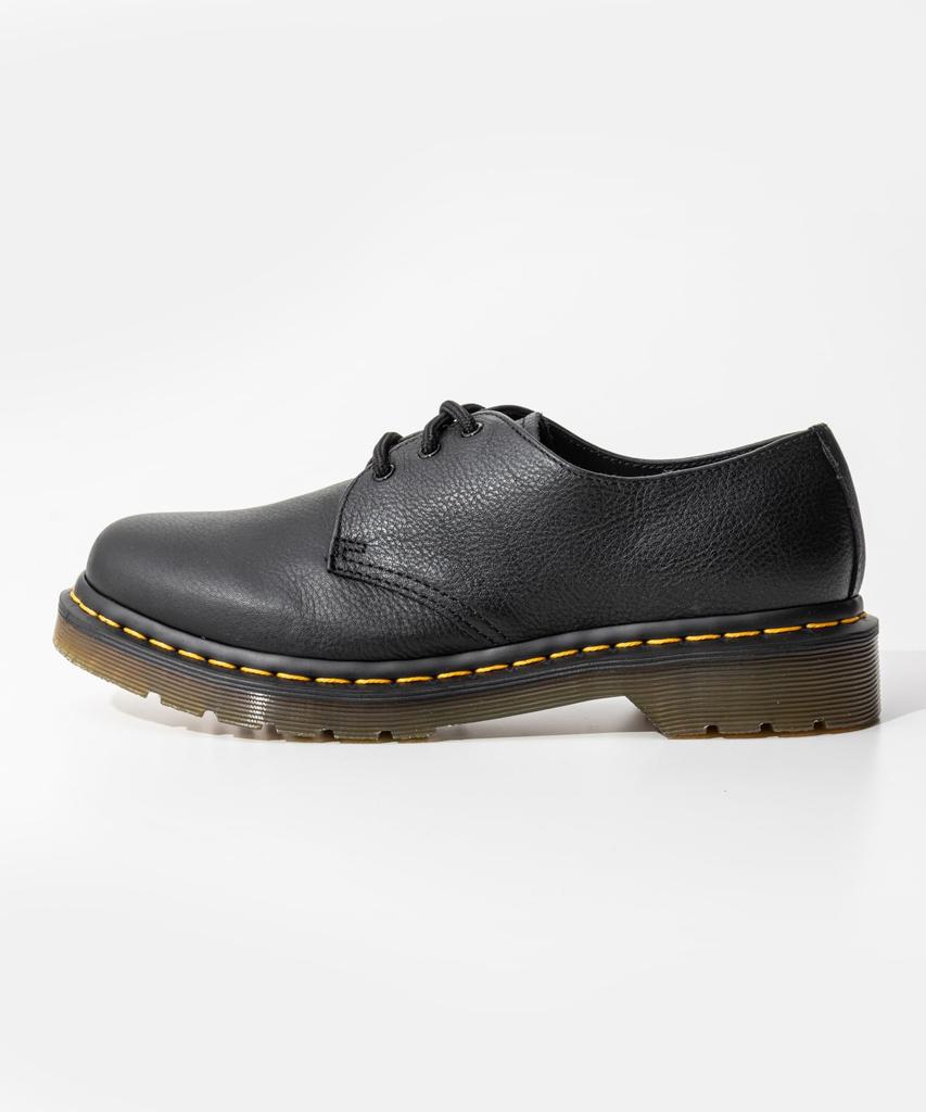[Dr. Martens] Work Shoes 24256001 1461 VIRGINIA LEATHER OXFORD SHOES BLACK/Black [Parallel Import]