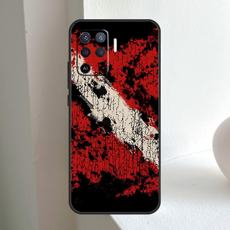 Diver Down Scuba For OPPO A74 A54 A94 A17 A57 A15 A16 A76 A96 A18 A38 A58 A78 A98 A40 A60 A80 A5 A6 Pro Case