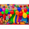 Bonvvie Photography Background Colorful Balloon Baby 1st Birthday Party Decoration Banner Photobooth Backdrop for Photo Studio6