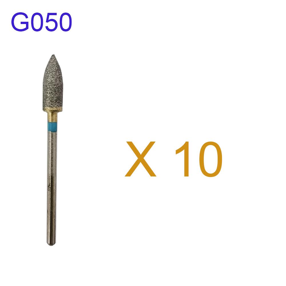 10 Pcs/Box Dental Hp Sintered Diamond Burs Kit Universal Dental Dentistry Burs Cutting Drills Dentist Lab Material Steel Prepare