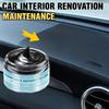 Auto-Innenraum-Restaurations-Set - Kunststoffverkleidungs-Aufbereitungspaste, Schwarzes Glanzwachs, Reifenpflegemittel und Lederpflege