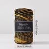 5MM Double Color Mixed 5MM Polyester Braid Cord,Hand Woven Bag Carpet Knitted Yarn,Horse Drawn Rope Bracelet Thread,70Yards