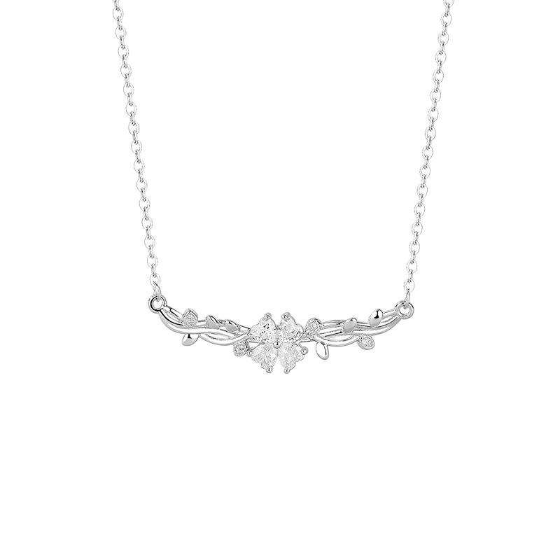 

Изысканное ожерелье в виде цветочной ветки для женского летнего дизайна: Новая цепочка для ошейника «Фея»