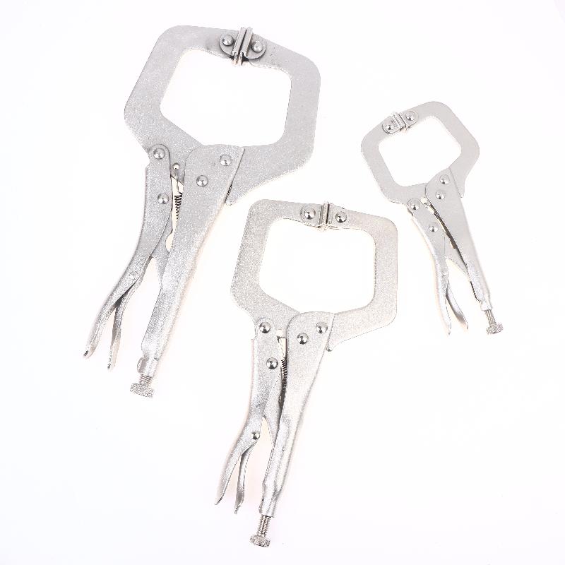 Metal C Clamp Vise Grip Locking Welding Pliers Wood Tenon Locator Tool Tools Herramientas De Mano Ferramentas Man