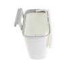 Wall Mount Trash Bin Large Capacity Hanging Small Trash Can Waste Basket with Lid for Bathroom