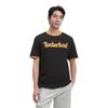 Timberland Letter Print Round Neck Outdoor Casual Short Sleeve T-Shirt Men Tops Black A6RKS-P56