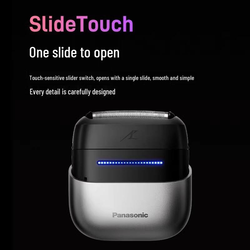 Panasonic ES-PCM3A Mini Electric Shaver: Portable Reciprocating Razor for Men, Ideal Birthday Gift
