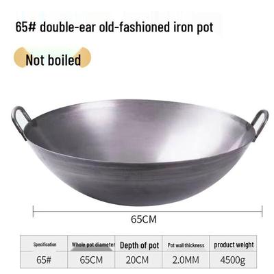 Triceratops Traditional Double-Handle Wok