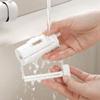 Self-adhesion Toothpaste Clip White Toothpaste Dispenser Holder Toothpaste Squeezer  for Bathroom