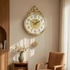 Luxury Wall Clock Pendulum Ornate Design Large Decorative Mural for Office