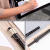 Professional Business Document Organiser Clipboard Leather Conference Folder with 12 Digit Calculator and Notepads