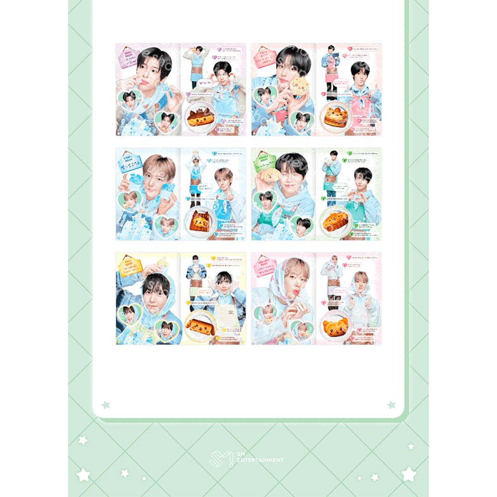[pre-order] NCT WISH Wish Bakery MD RANDOM MINI ACRYLIC CHARM, RANDOM MALRANG KEYRING, RECIPE BOOK