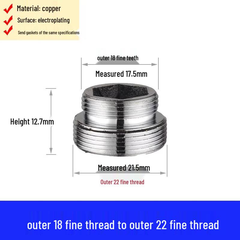 

Huashunying Kitchen Faucet Adapter with Aerator