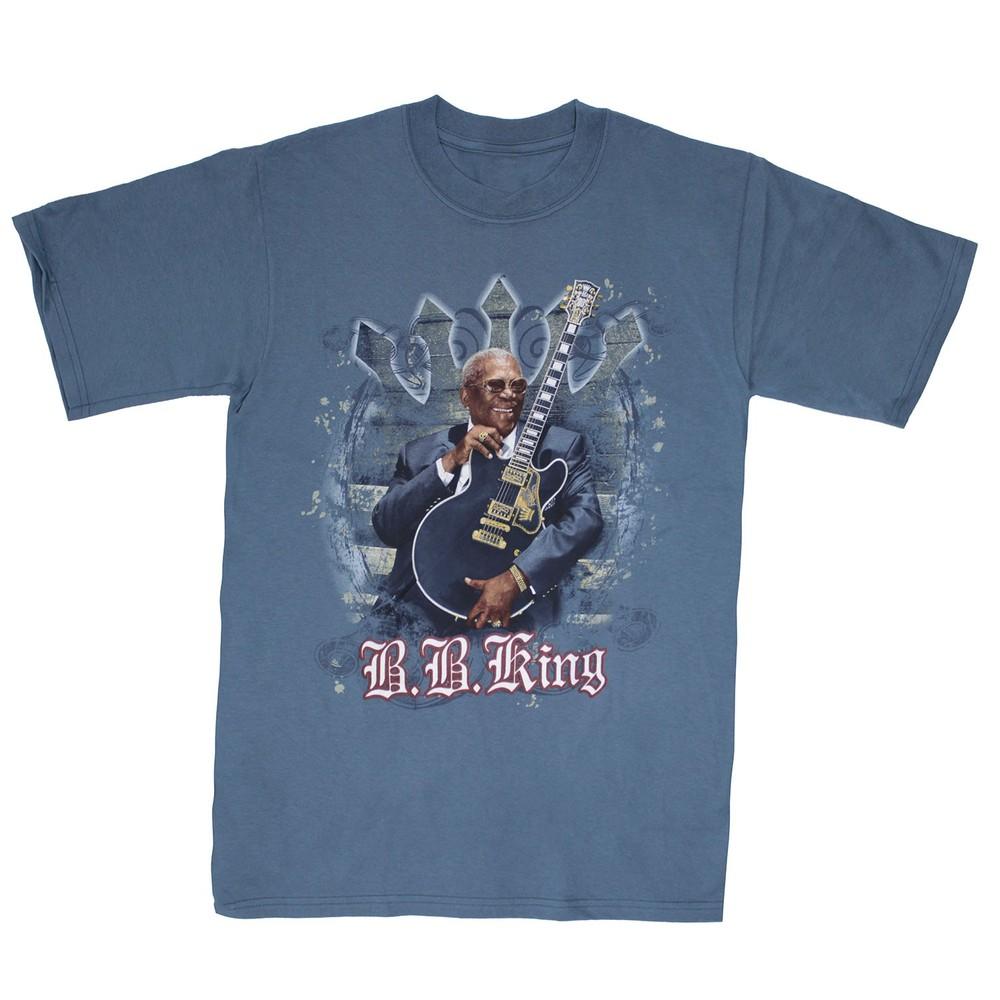 Men's B.B. King Tour 2009 T-shirt  Blue