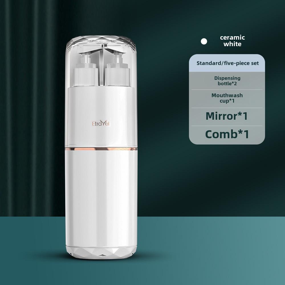 Hayan/Haiying Portable 8-in-1 Travel Wash Cup & Toiletry Storage Bag