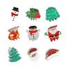 Christmas Glitter Hair Clip New Year Hairpin Women Girls Headress Acetate