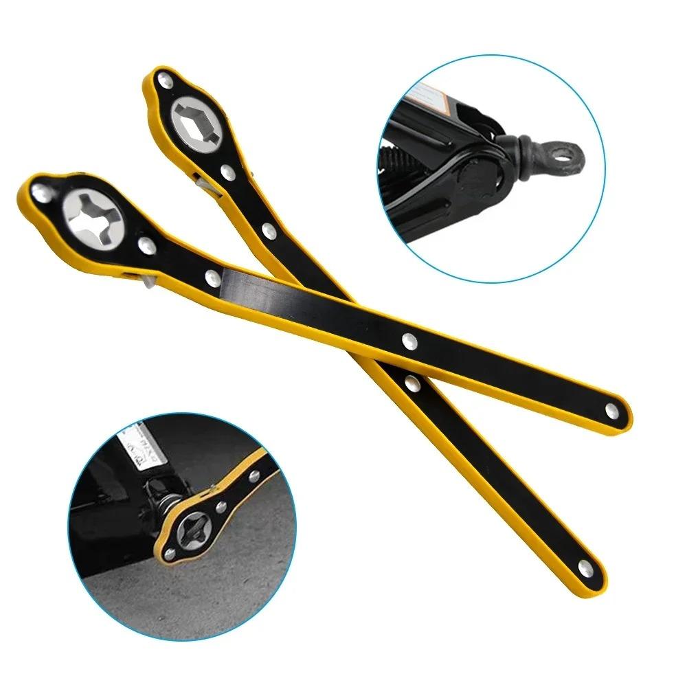 Auto Labor Saving Jack Ratchet Wrench Tire Jack Removal Wrench Cross Car Labor Saving Wrench Rocker Arm