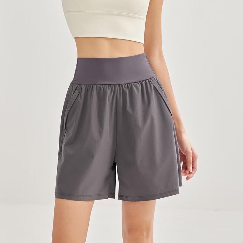 WEZHO Women s High-Waisted Tummy Control Sports Shorts