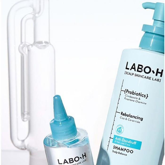 LABO-H Dandruff Scalp Clinic Anti-Hair Loss Shampoo Set (4 opt,) – Intensive Scalp Care for Dandruff, Itchy Scalp, and Hair Strengthening, Korean