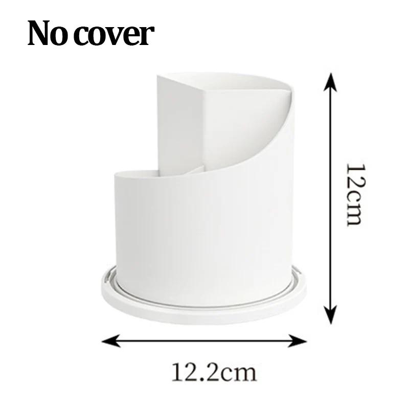 

360 ° Rotating Transparent Cosmetic Storage Box, Storage for Makeup Brushes, Eyebrow Pencils, Lipstick, Desktop Supplies