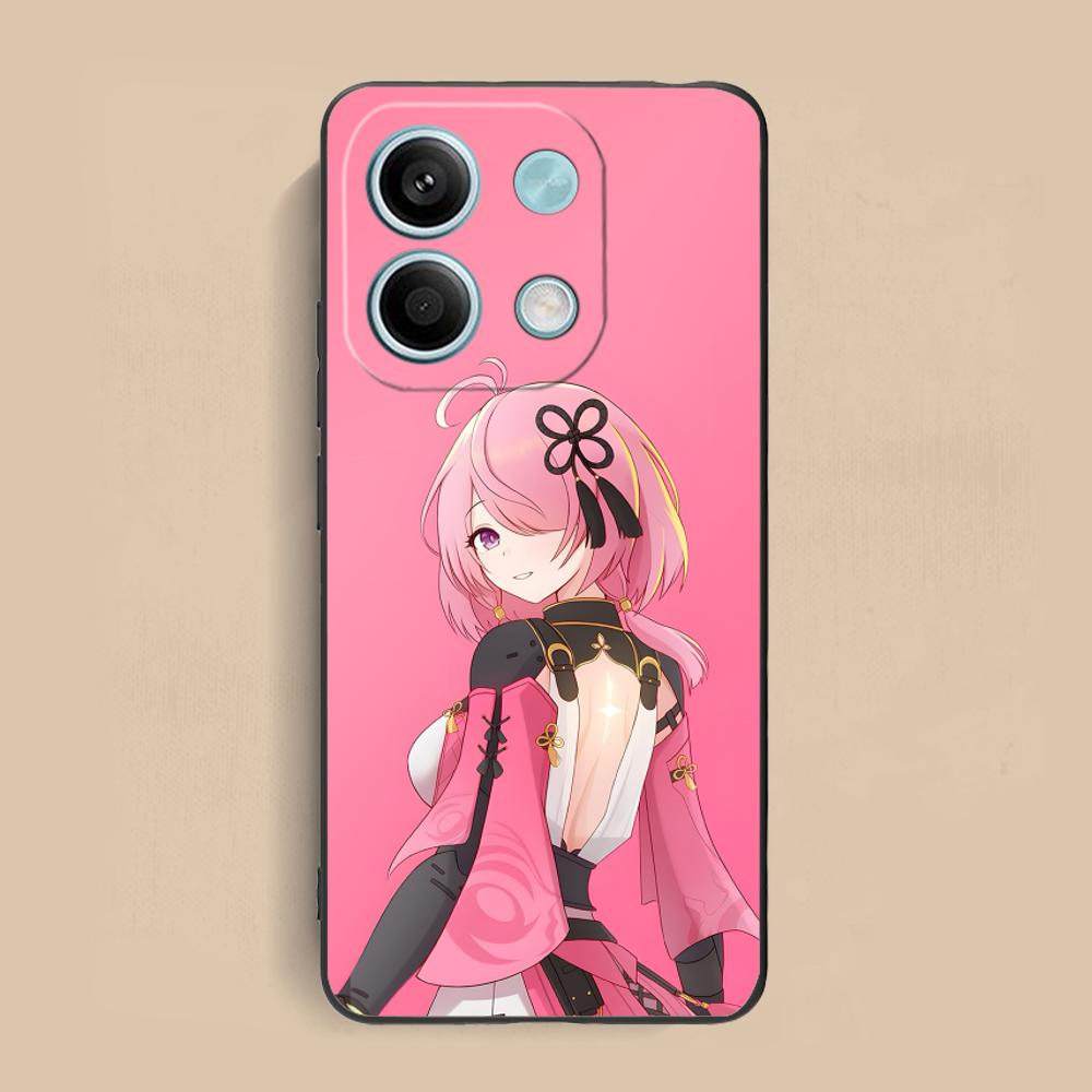 

Wuthering Waves Taoqi Mobile Phone Case for Xiaomi Redmi Note 14 13 12 11 S Pro Plus 4G 5G Colorful Printing Cover Luxury Pretty Redmi Note 14 Pro 5G (Global)