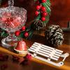 2Pcs With Rope Miniature Wooden Sleigh Model Handmade Sled Ornament  Gift